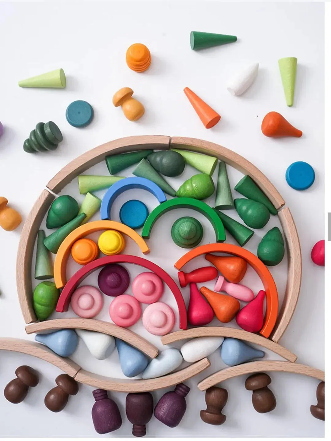 252  Pcs Mandala Loose Parts