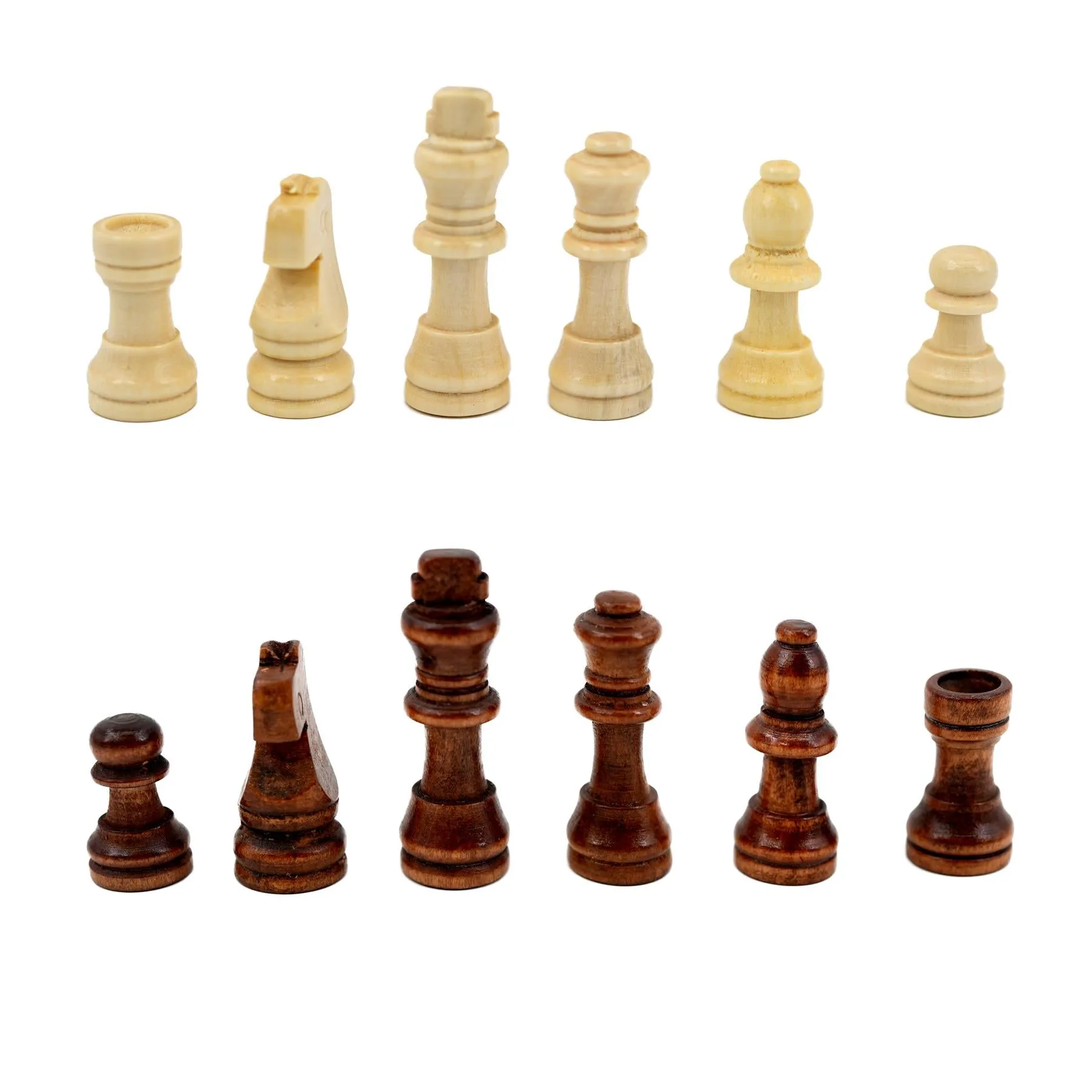 3 in 1 Wooden Compendium Board Game Set
