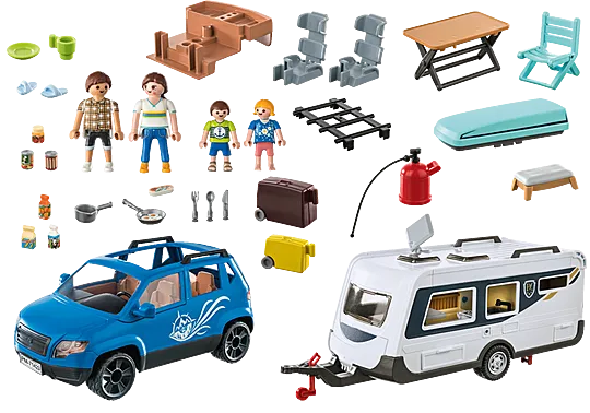 71423 Caravan with Car