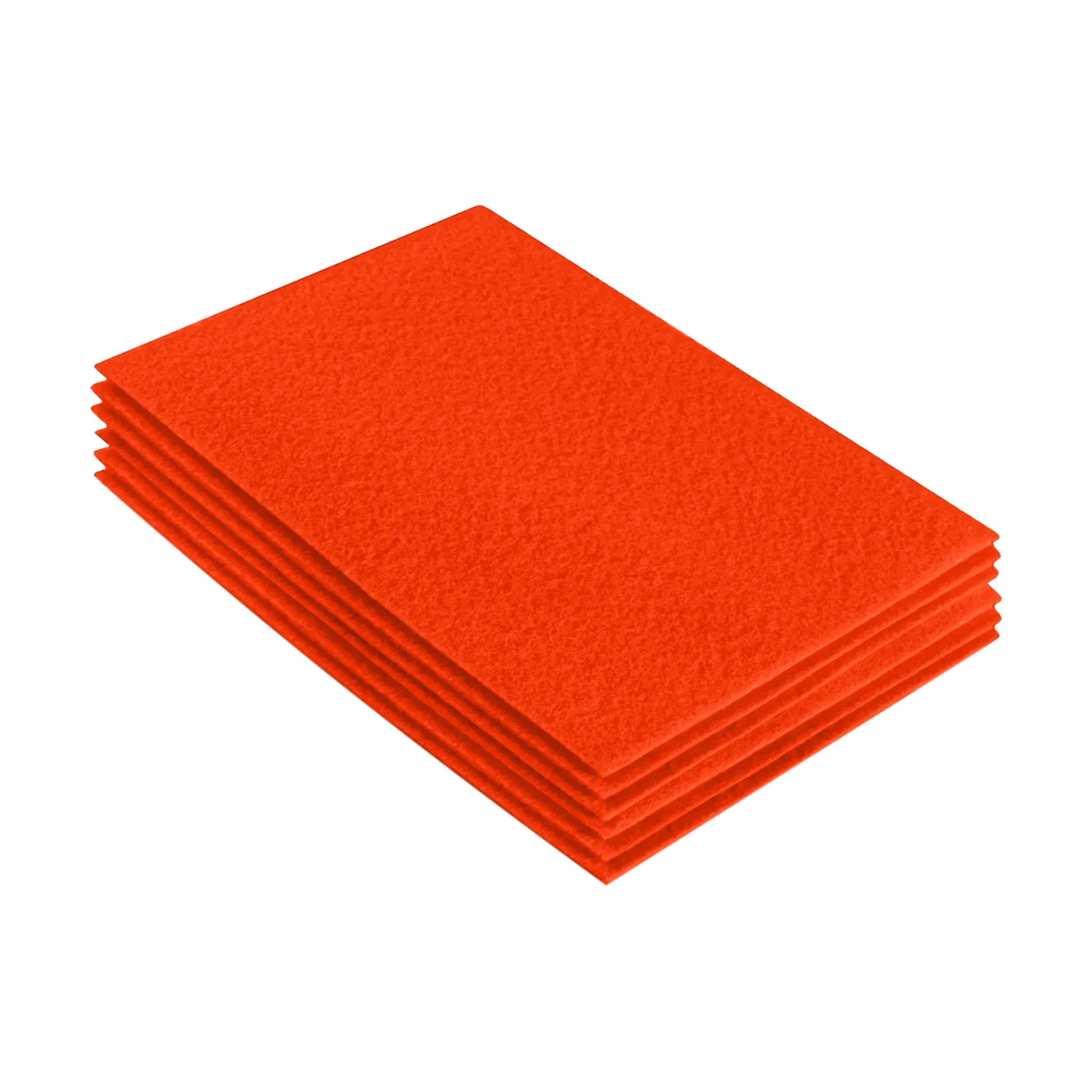 Acrylic Felt 9"X12" Sheet Packs | Neon Orange
