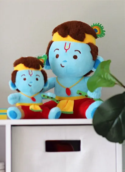 Baby Krishna Collection - Mantra Singing Plush Toys with Book