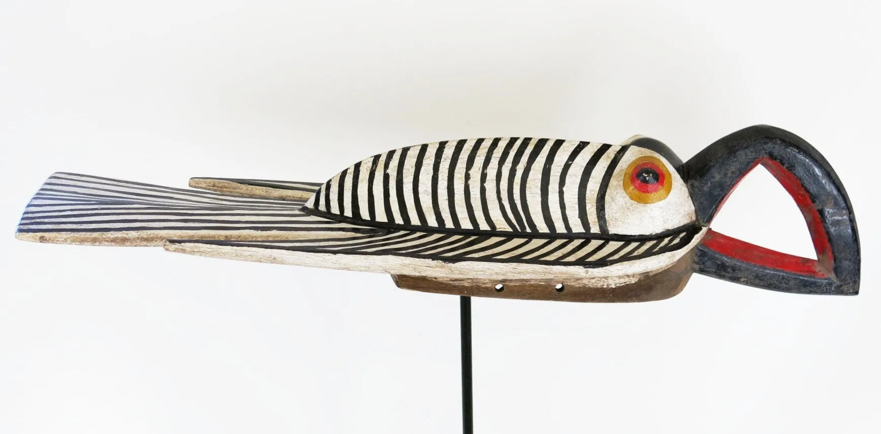 Bozo White Bird Mask
