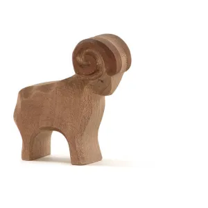 Brown Ram Wooden Sheep (11651)  - Ostheimer