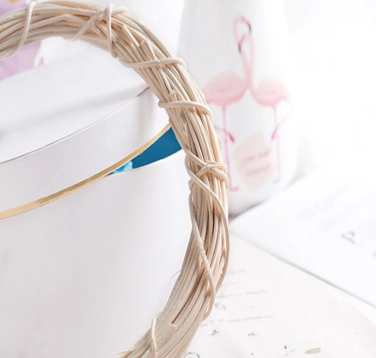 Bulk White Wicker Wreath DIY Frame Craft Accessories Wholesale