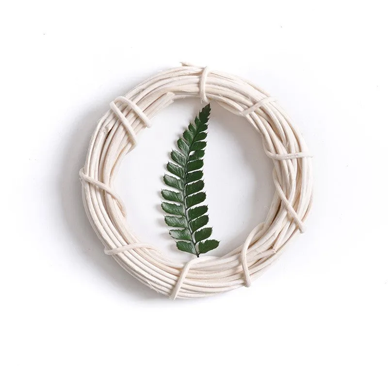 Bulk White Wicker Wreath DIY Frame Craft Accessories Wholesale