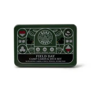 Bunkhouse Field Day Camp Cards & Dice Set