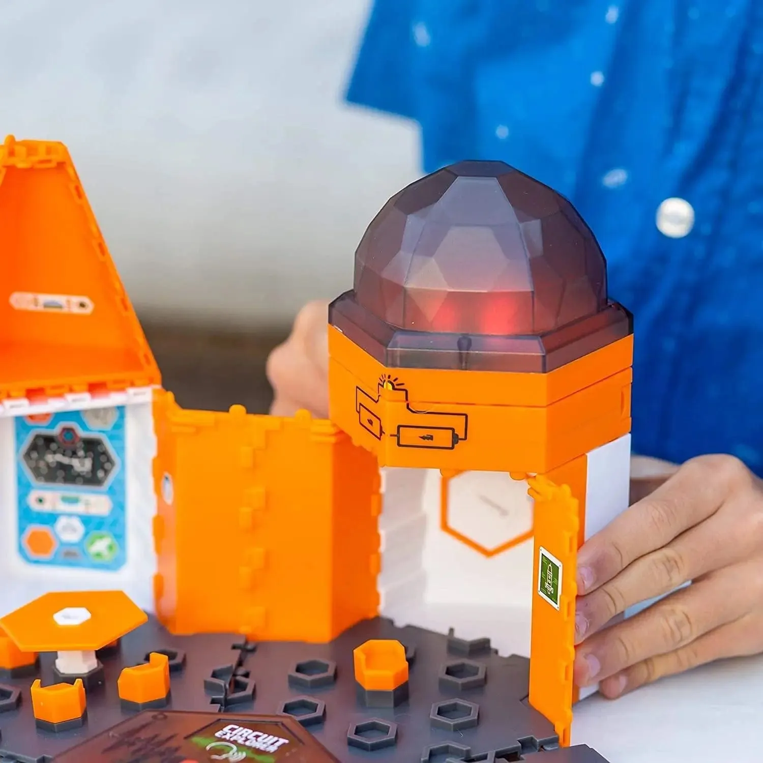 Circuit Explorer Deluxe Base Station Space Construction Kit Age 6 