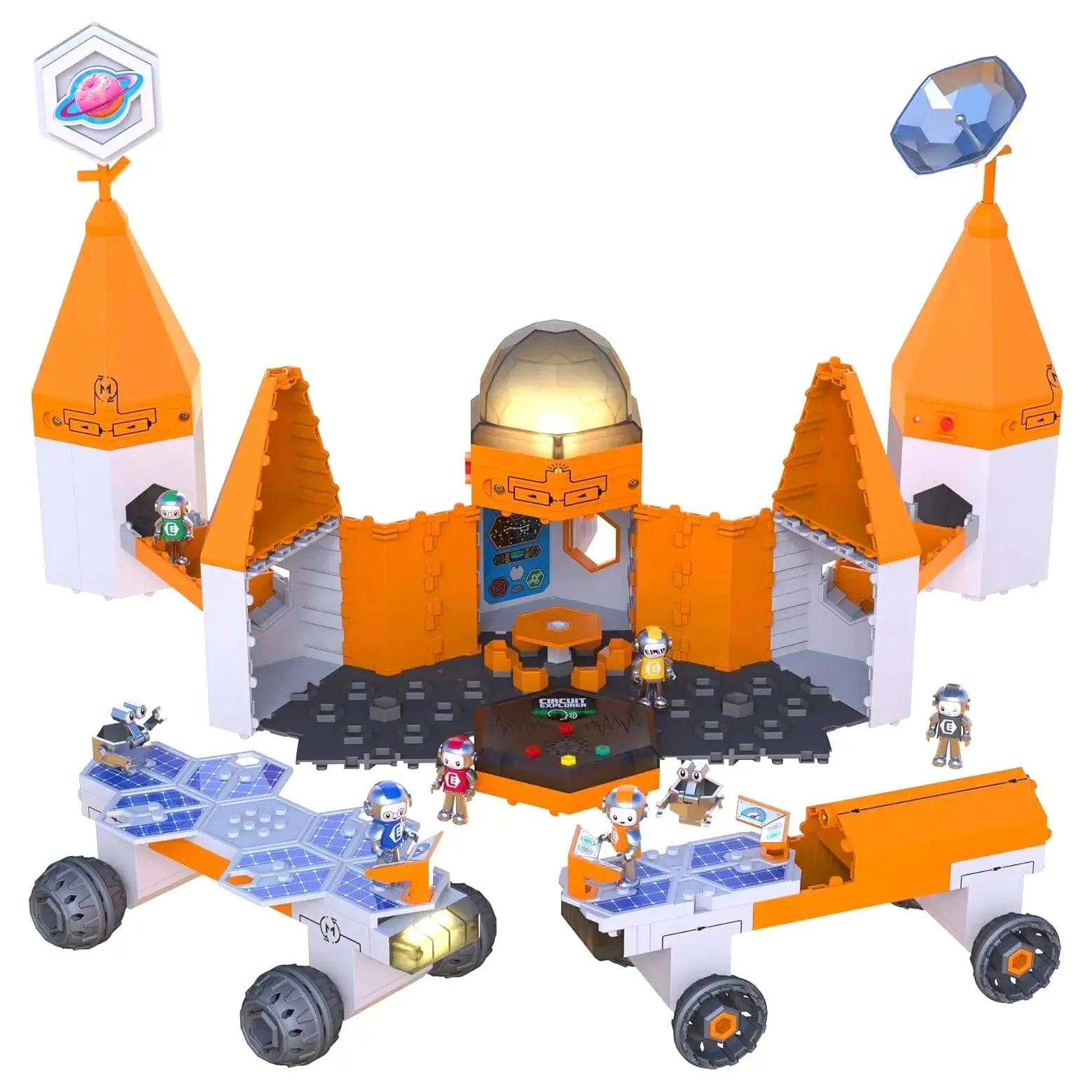 Circuit Explorer Deluxe Base Station Space Construction Kit Age 6 