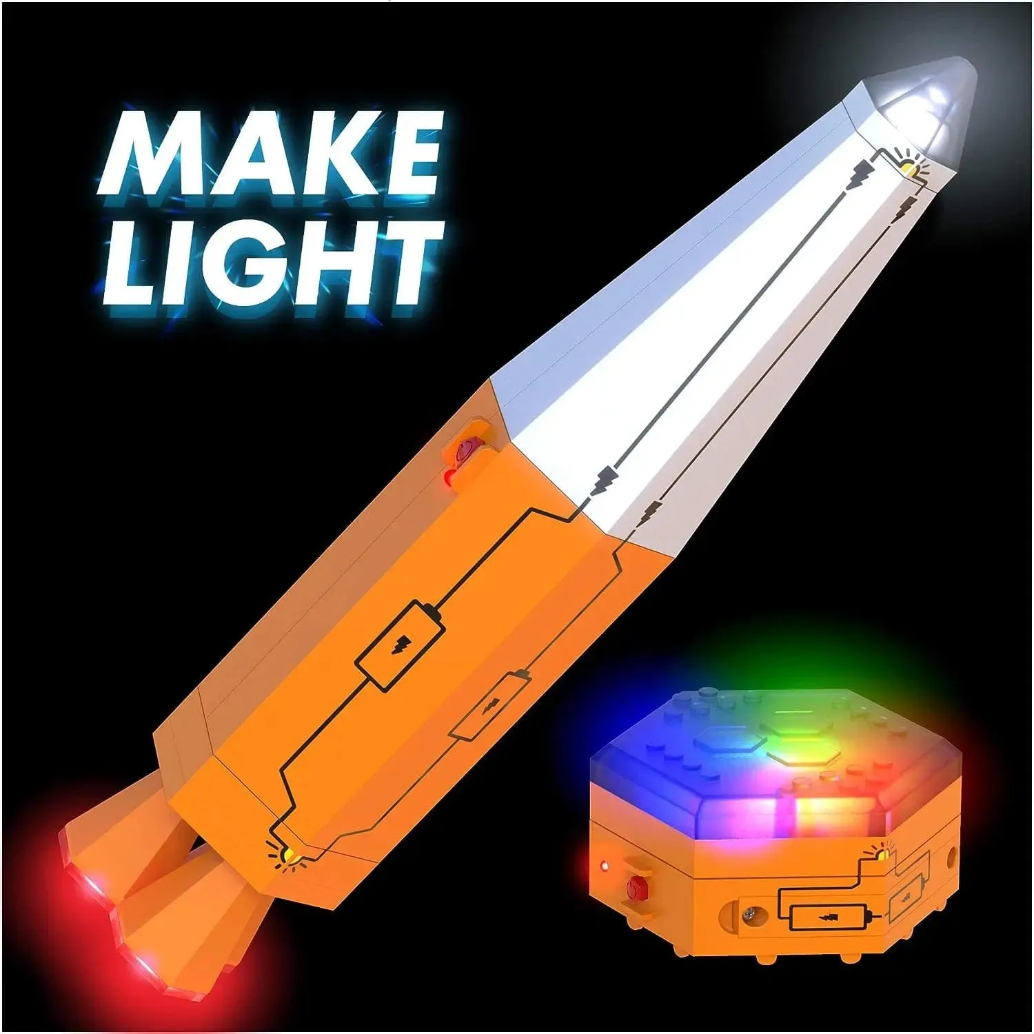 Circuit Explorer Rocket Construction Kit Light Up Building Set Age 6 
