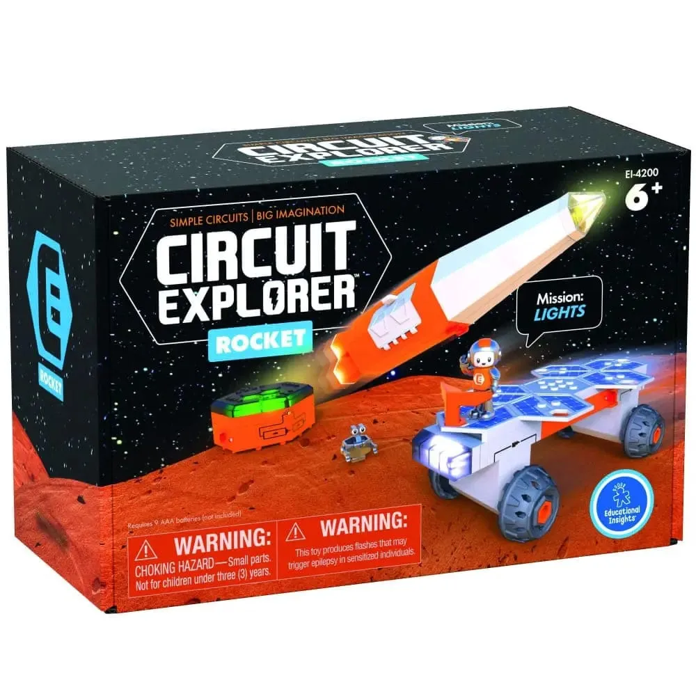 Circuit Explorer Rocket Construction Kit Light Up Building Set Age 6 