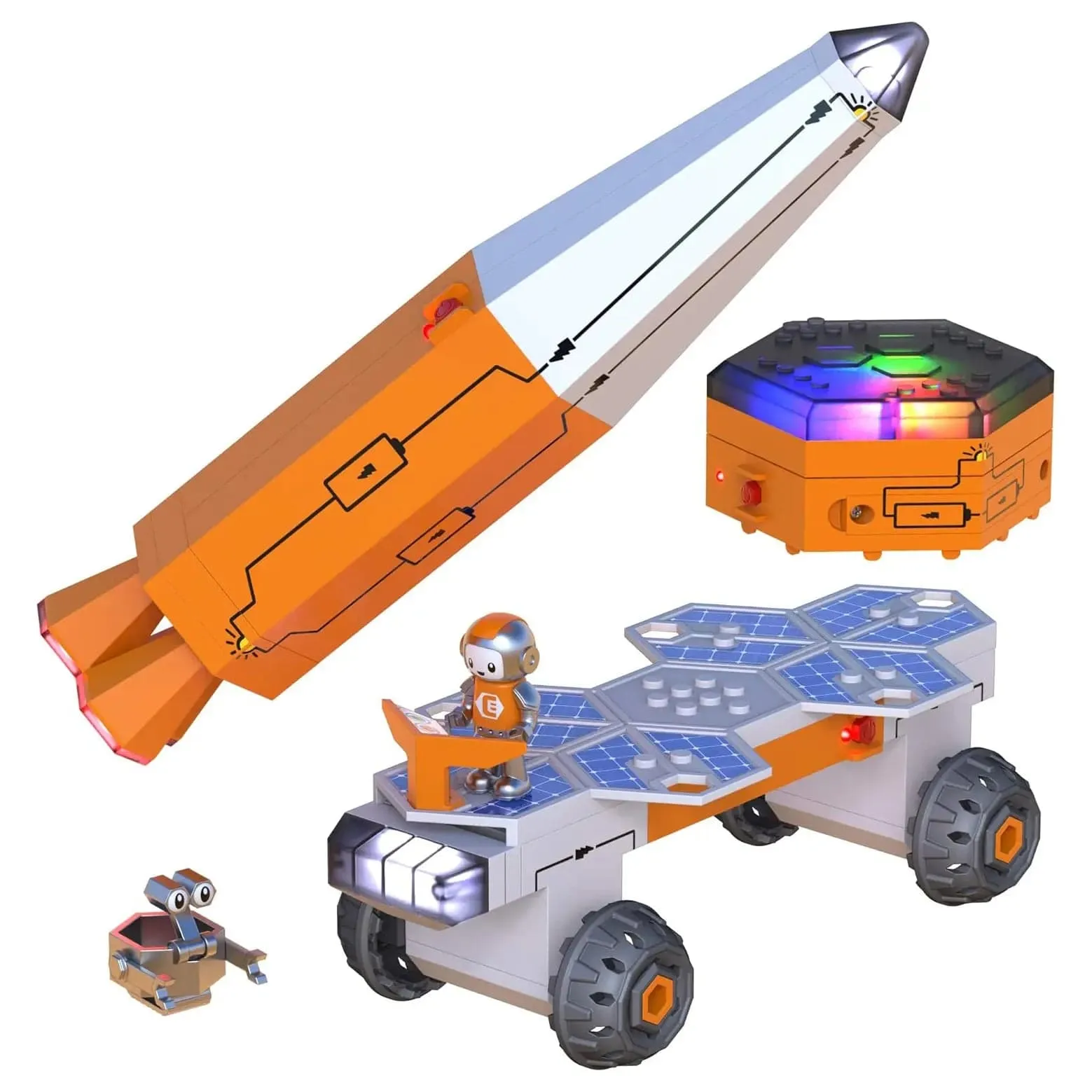 Circuit Explorer Rocket Construction Kit Light Up Building Set Age 6 