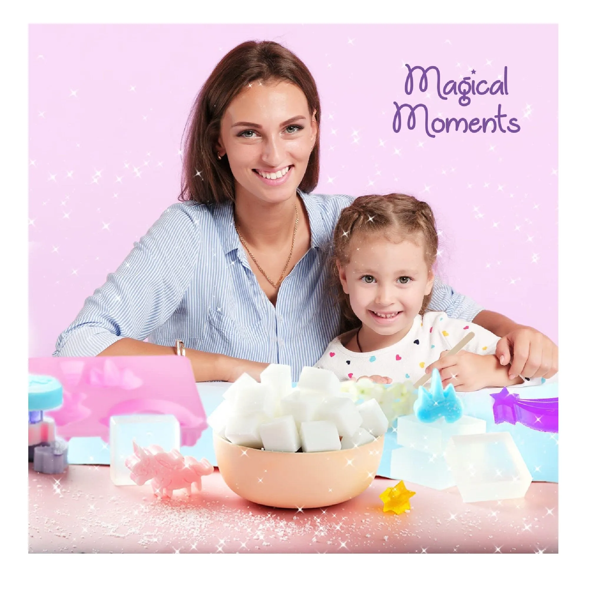 CraftZee Soap Making Kit | Make Your Own Soap | Unicorn Soap Kit For Kids | All Soap Supplies And Accessories included.