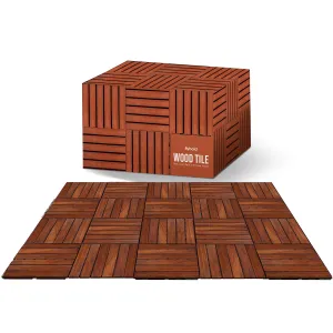 Deck Tiles Outdoor Teak Wood Tile Balcony Flooring Patio Flooring Outdoor Waterproof