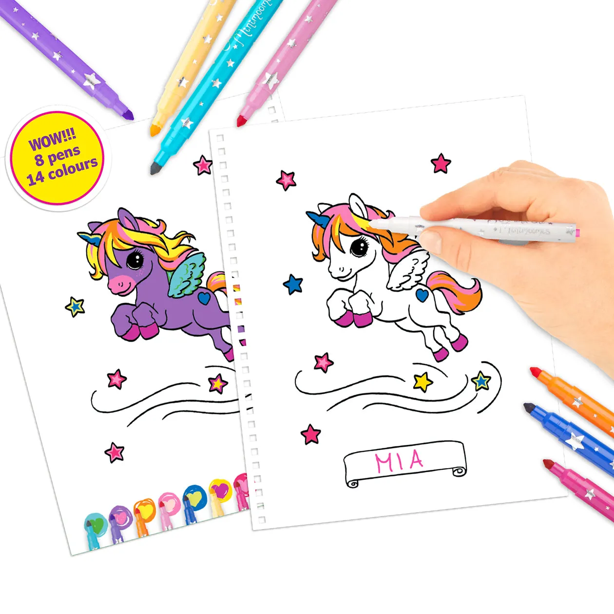 Depesche Ylvi Colouring Book with Pen Set