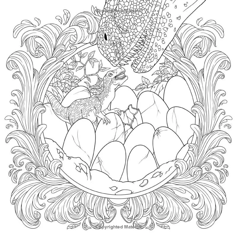 Dinosaurs: A Smithsonian Coloring Book