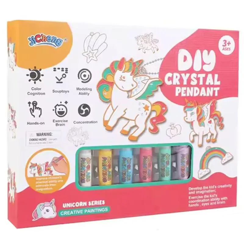 DIY Crystal Paint Arts and Crafts Set | Unicorn Theme