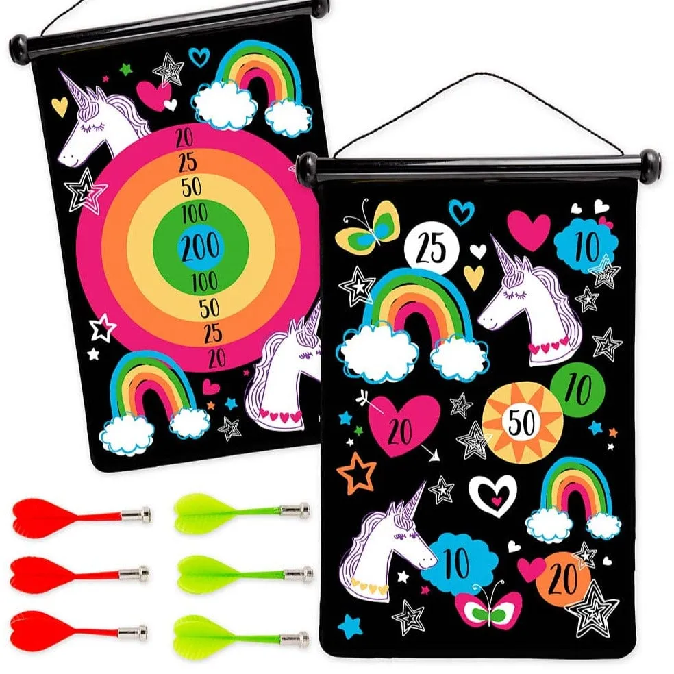 Double Sided Magnetic Game Butterfly & Unicorn