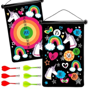 Double Sided Magnetic Game Butterfly & Unicorn