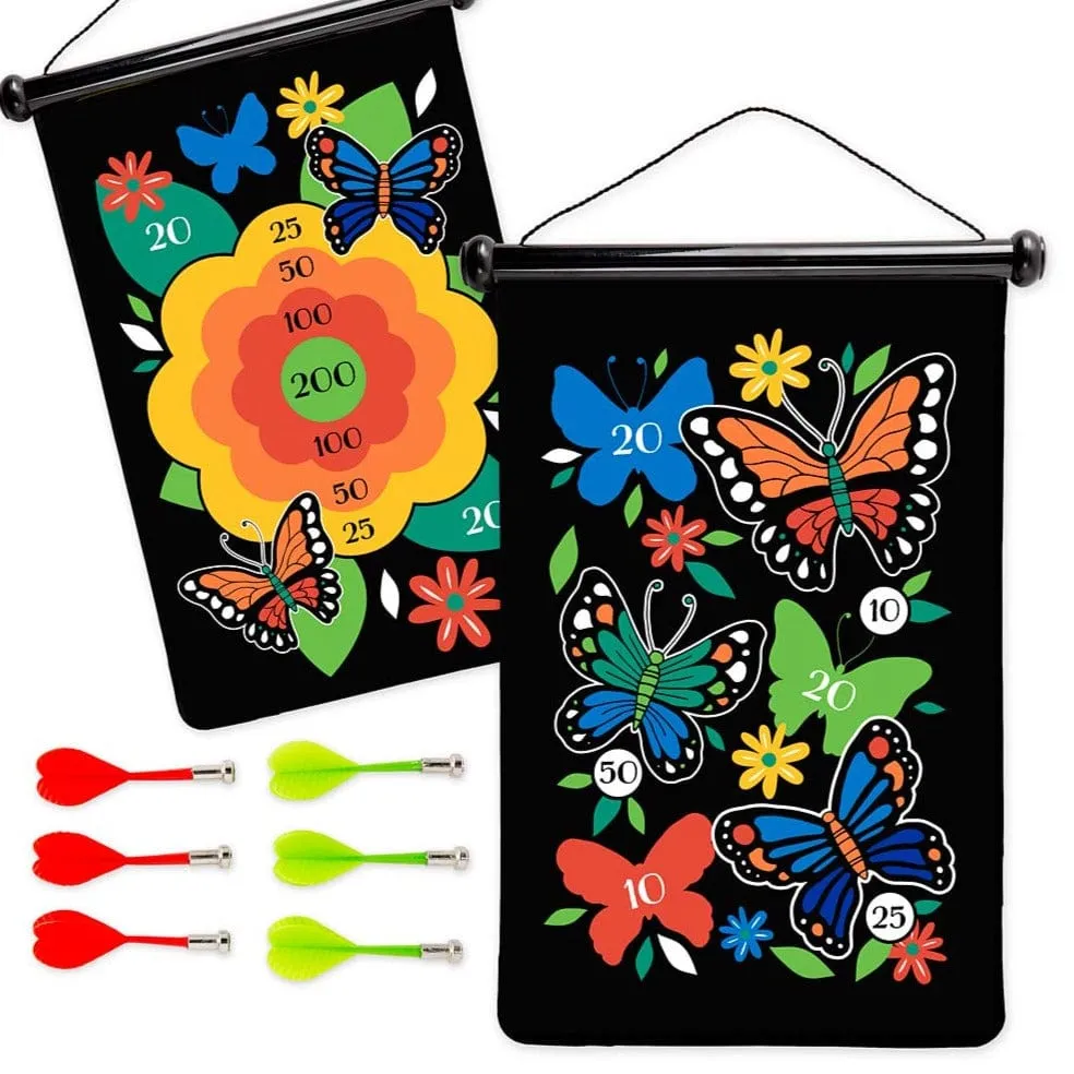 Double Sided Magnetic Game Butterfly & Unicorn