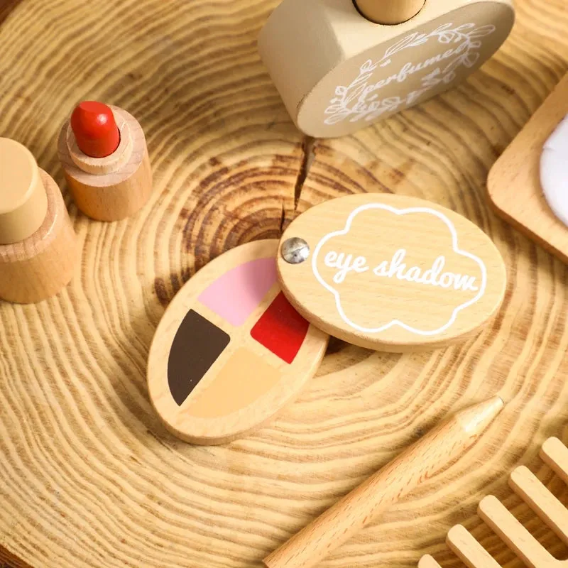 ELMAS Kids Pretend Makeup Set - Safe Silicone Lipstick & More