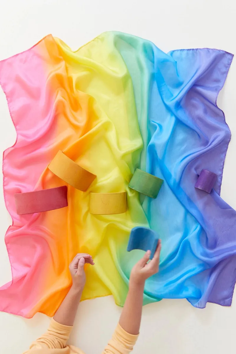 Enchanted Playsilks - 100% Silk Natural, Waldorf Toys