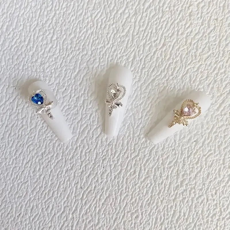 Fairy Wand With Artificial Gem Nail Decals | Glitter Nail Art Fairy Wand | For DIY Nail Art Decorations Accessories For Women Girls Gifts