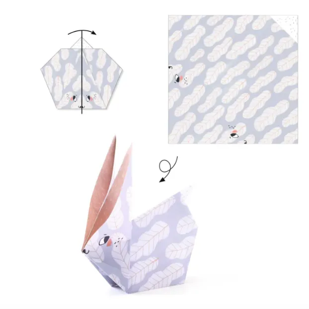 Family Origami Paper Craft Kit by Djeco