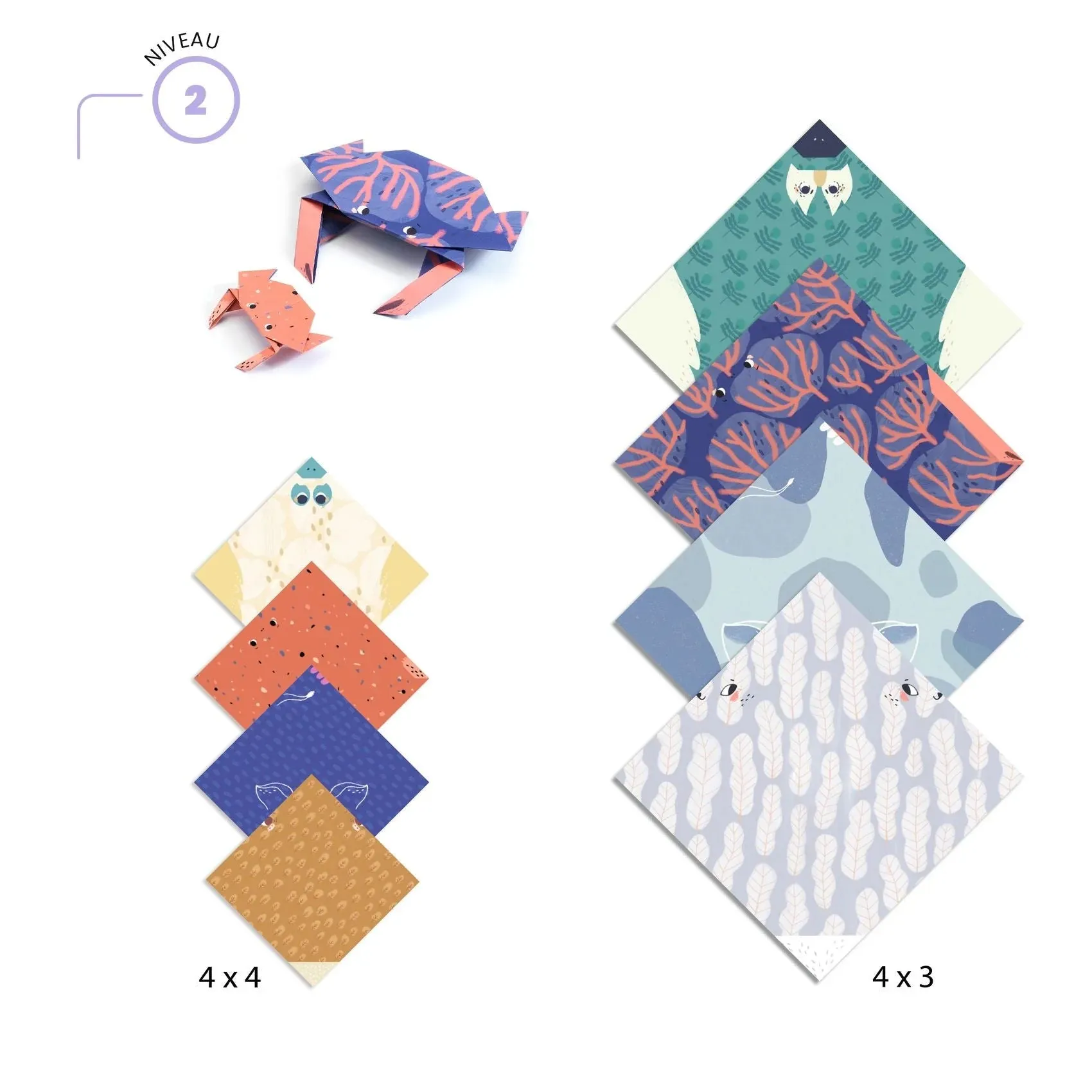 Family Origami Paper Craft Kit by Djeco