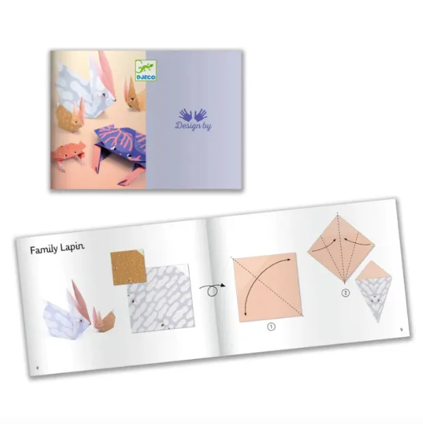 Family Origami Paper Craft Kit by Djeco