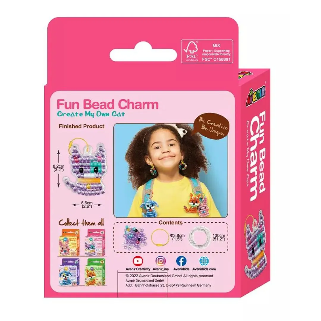 Fun Bead Charm - Create My Own Cat