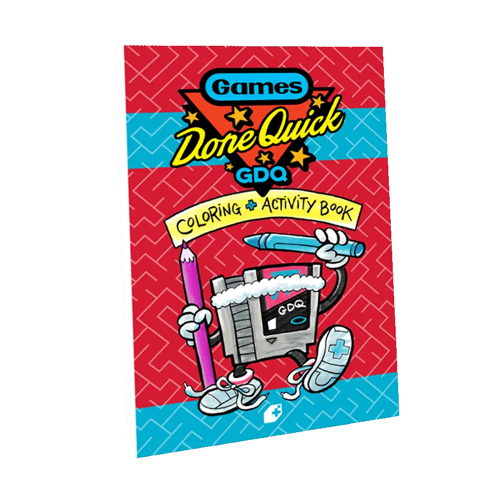 Games Done Quick Coloring   Activity Book
