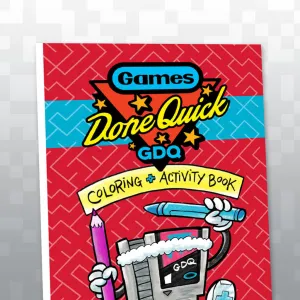Games Done Quick Coloring   Activity Book