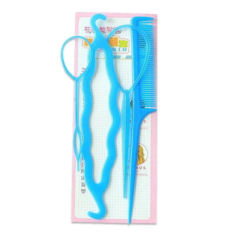 Hair Magic Braiding & Twisting Kit - DIY Hair Accessories Set for Stylish Women