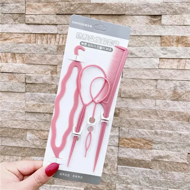 Hair Magic Braiding & Twisting Kit - DIY Hair Accessories Set for Stylish Women