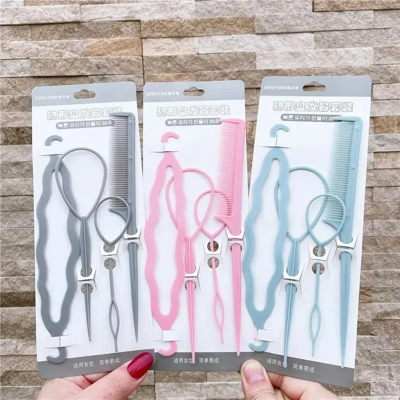 Hair Magic Braiding & Twisting Kit - DIY Hair Accessories Set for Stylish Women