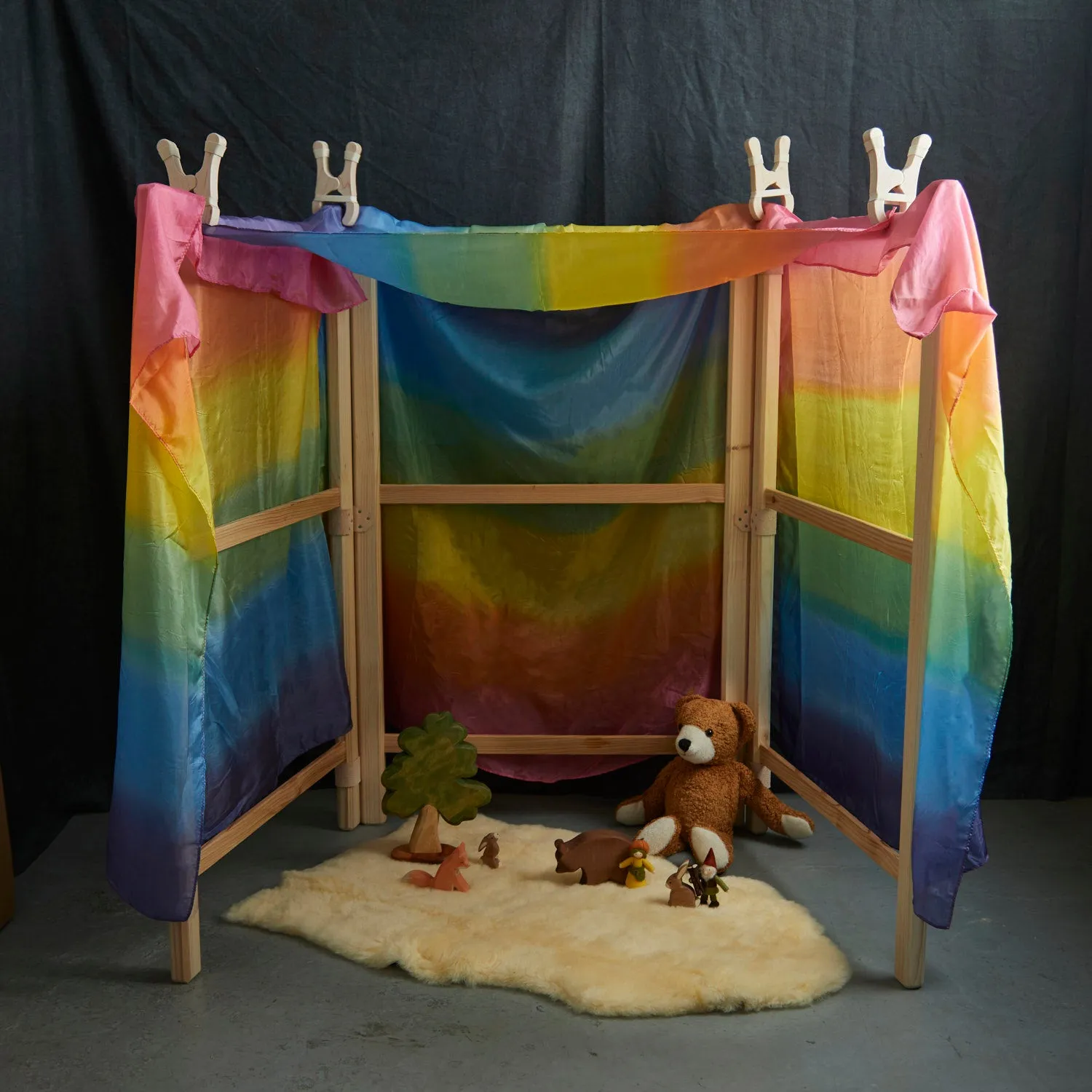 Handmade Wooden Folding Play Frame