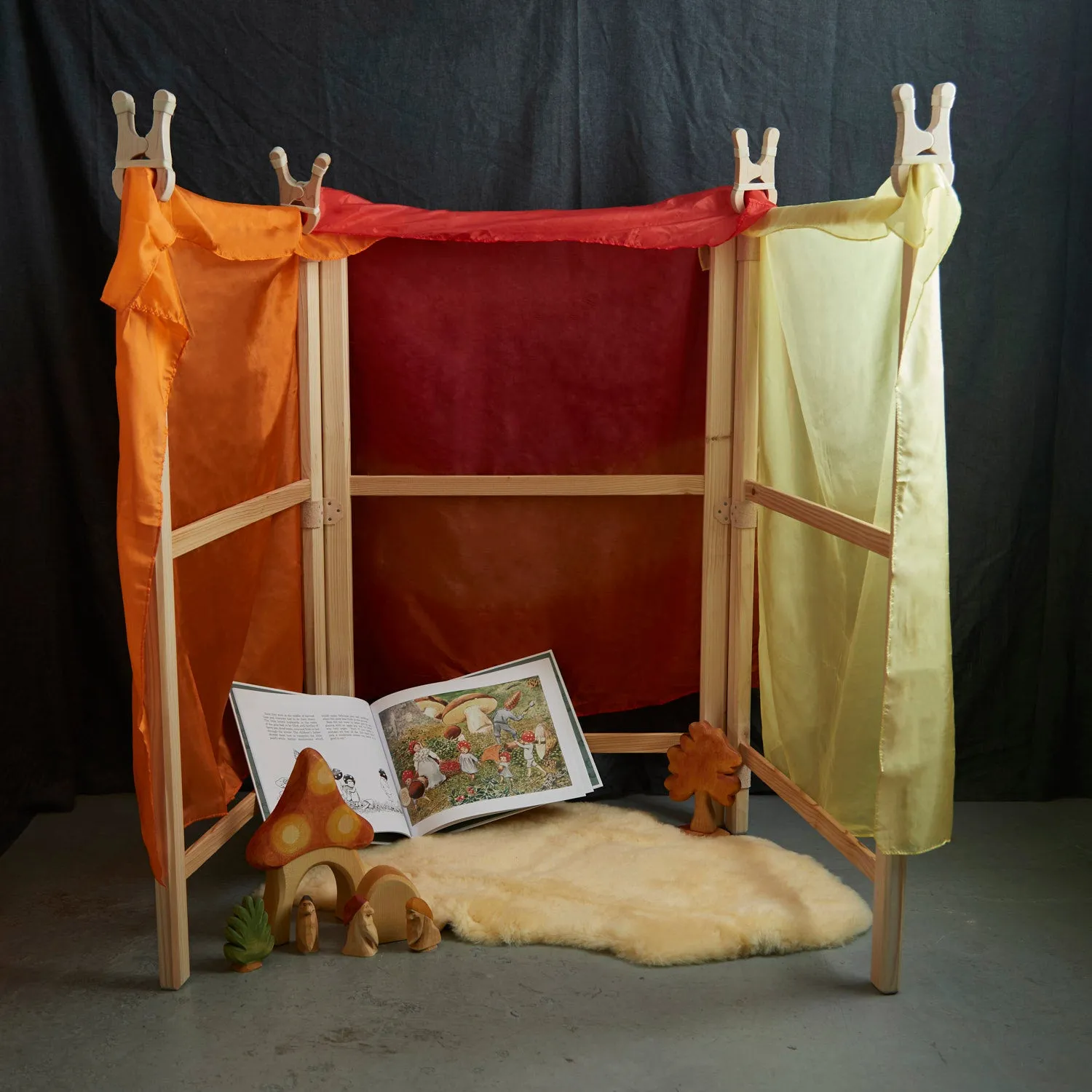 Handmade Wooden Folding Play Frame