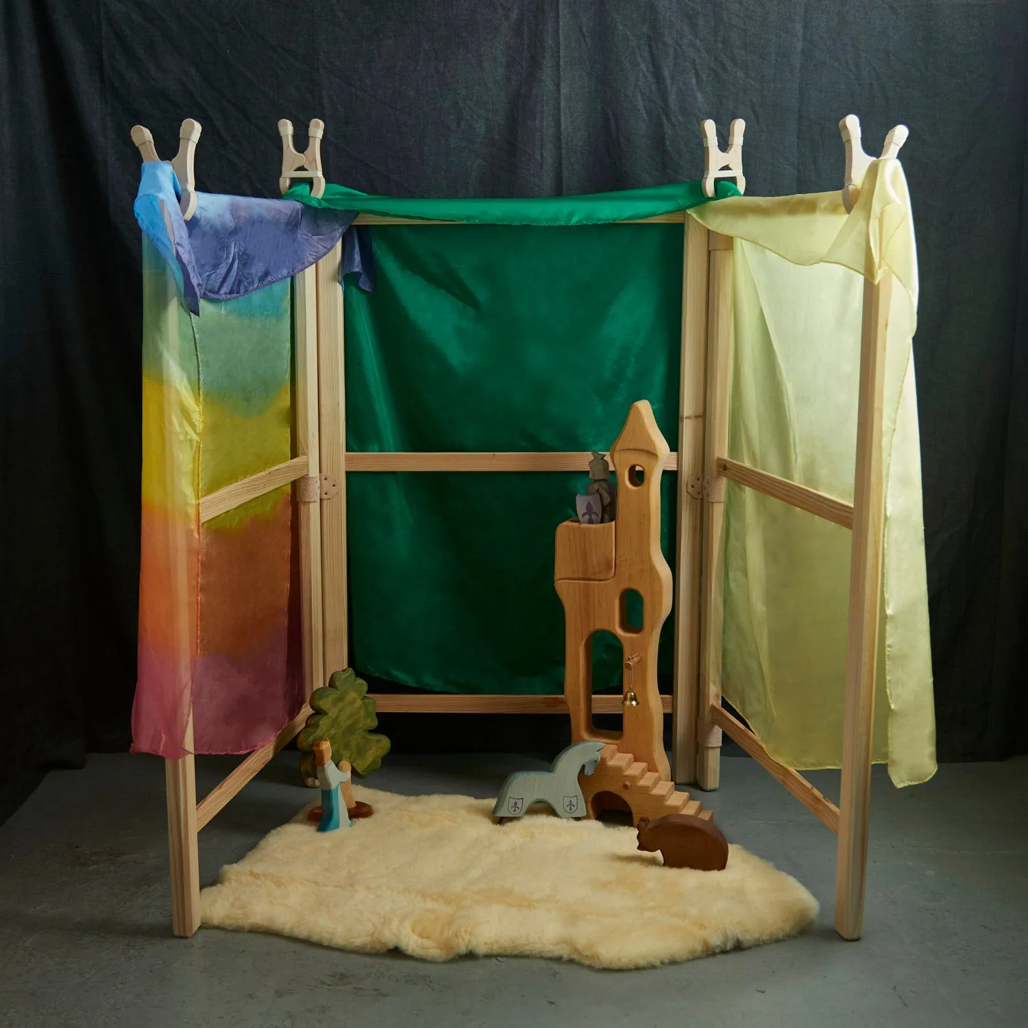 Handmade Wooden Folding Play Frame