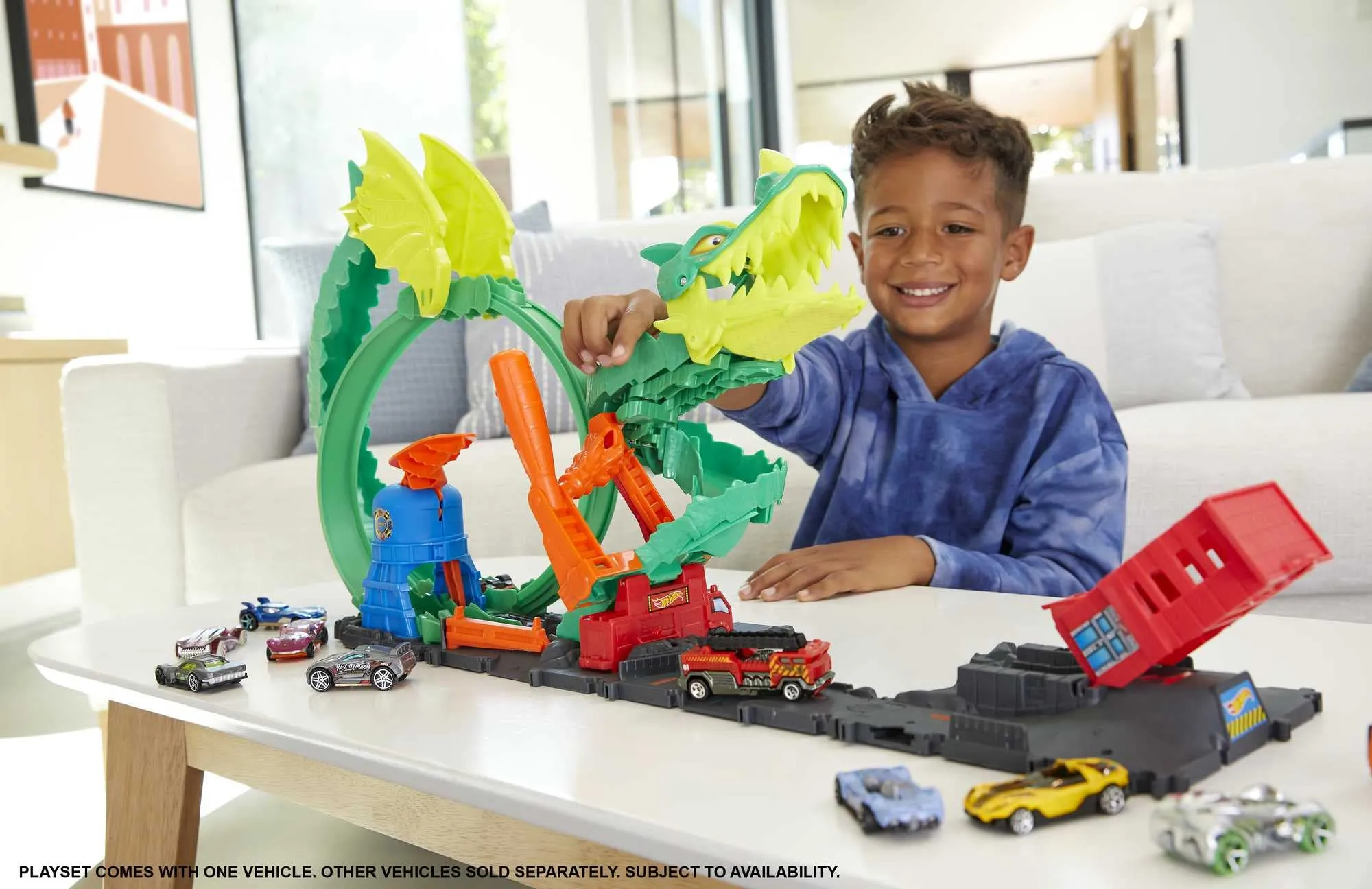 Hot Wheels City Dragon Drive Firefight Playset
