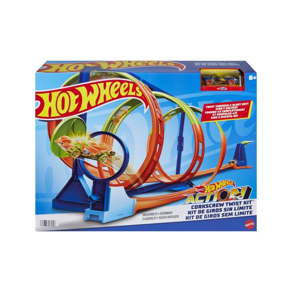 Hot Wheels Corkscrew Twist Kit Track Set