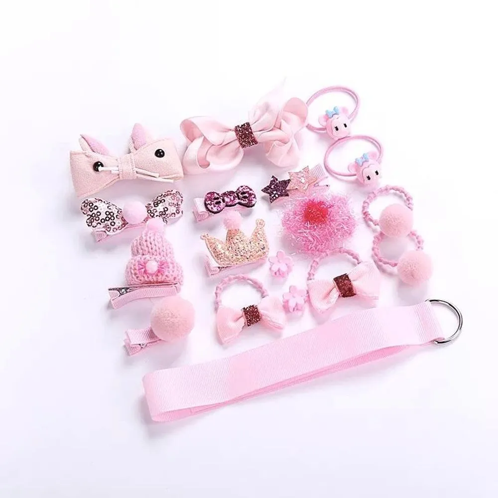 Kids Hair Accessories Gift Box - 18Pcs - Gift Set
