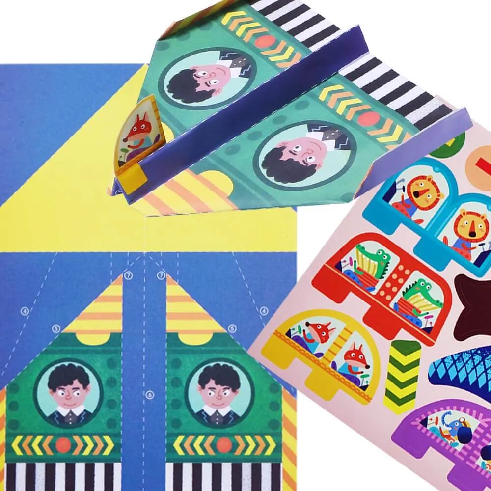 Kids Origami Set - Paper Planes Craft Set