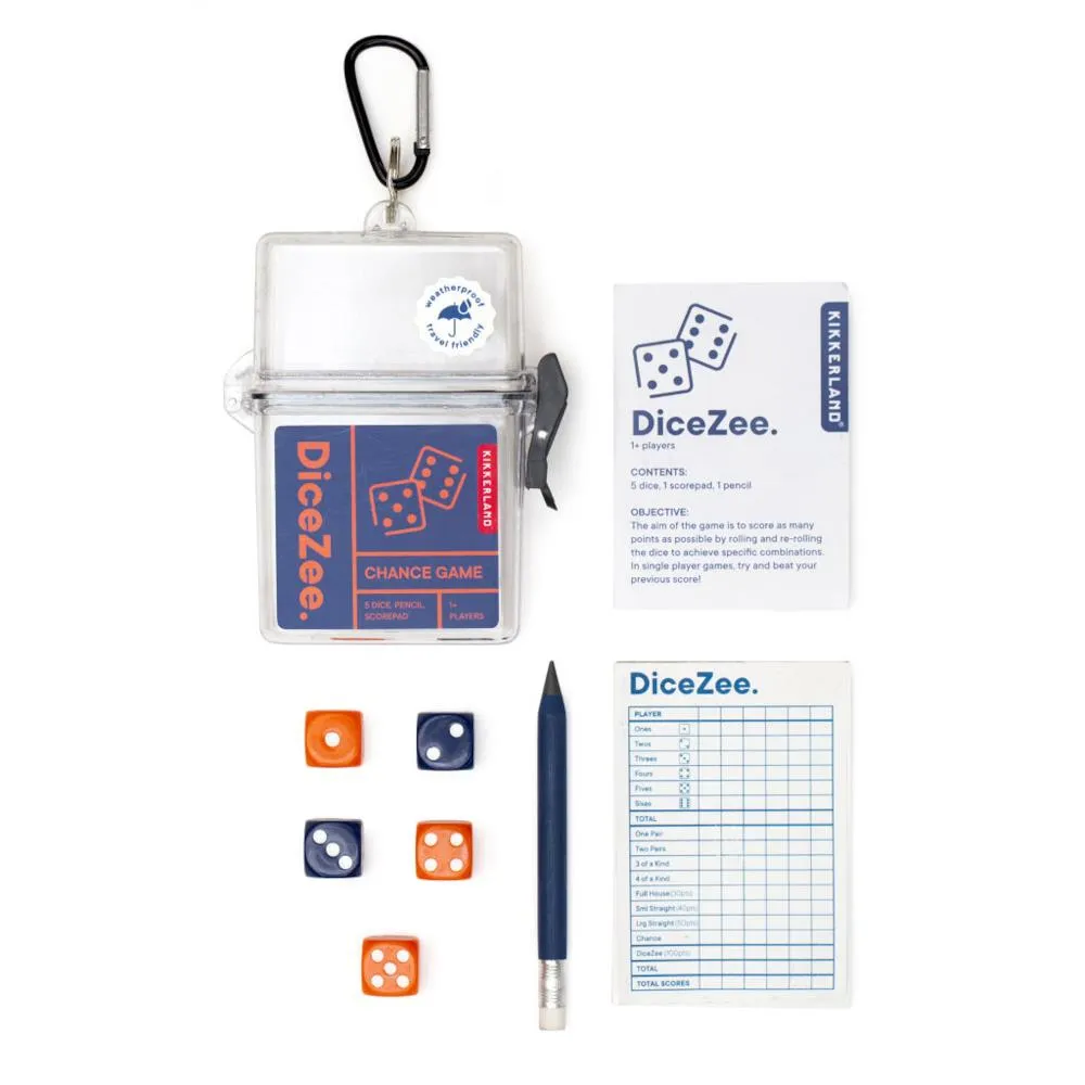 Kikkerland DiceZee. Travel Game