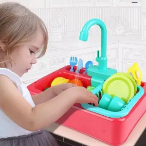 Kitchen Dish Washer Sink Pretend Play Kit - 110