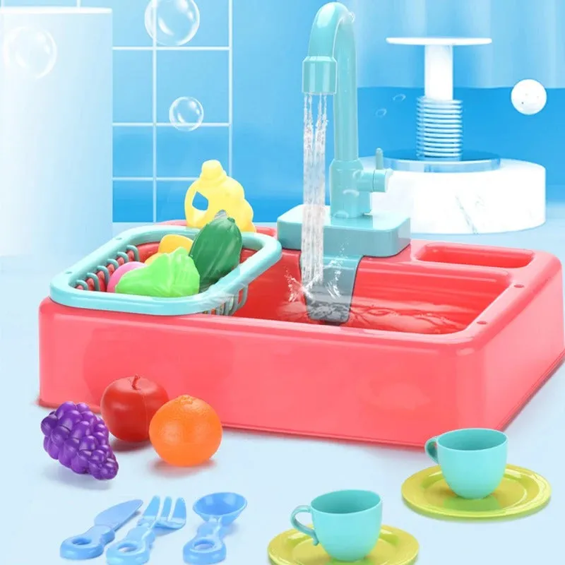 Kitchen Dish Washer Sink Pretend Play Kit - 110