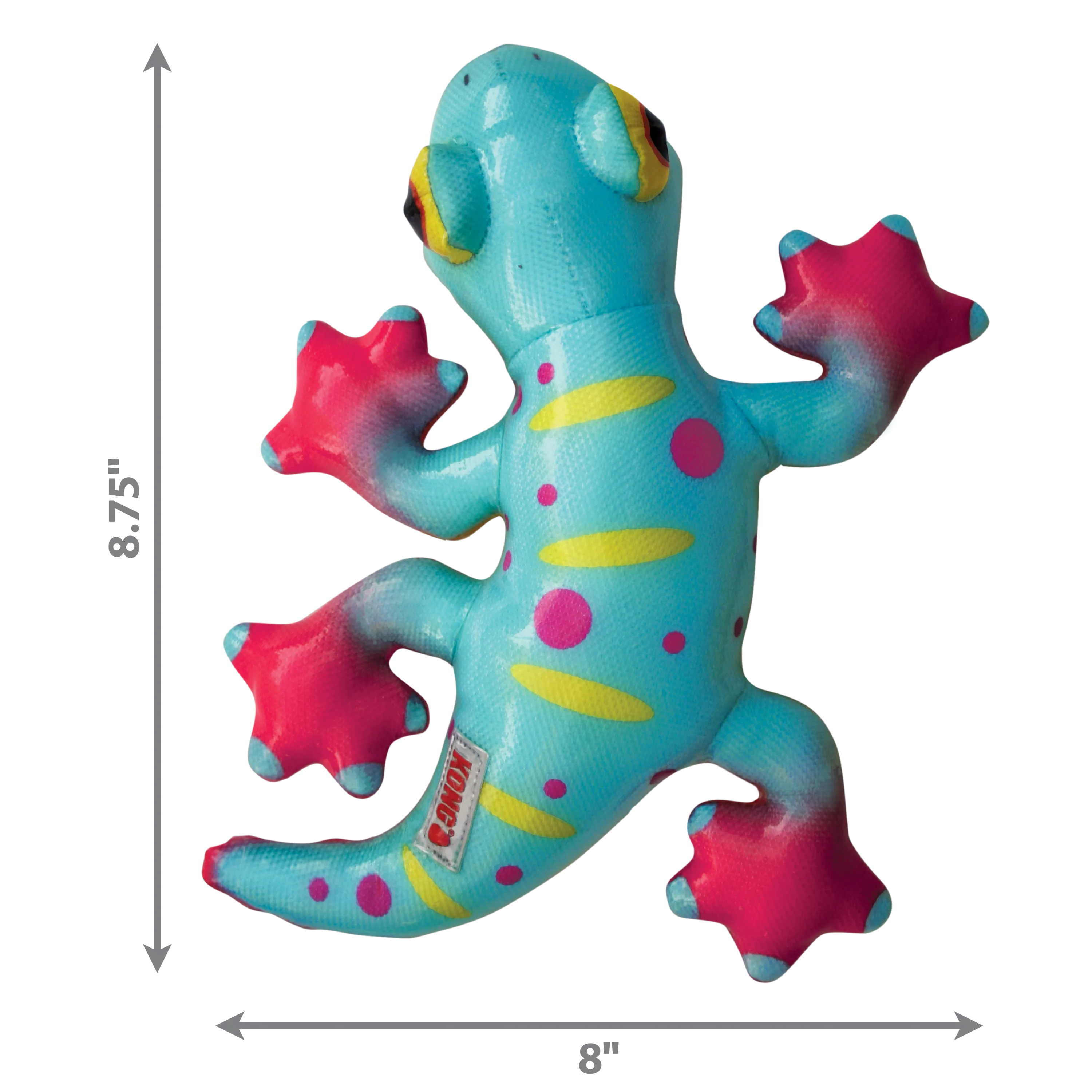 KONG Shieldz Tropics Gecko Dog Toy
