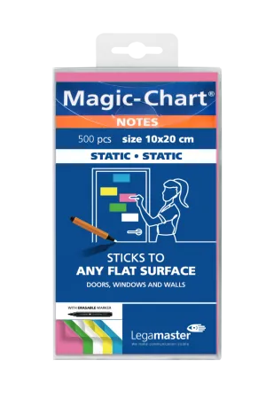 LEGAMASTER MAGIC-CHART NOTES GREEN 10X10 CM