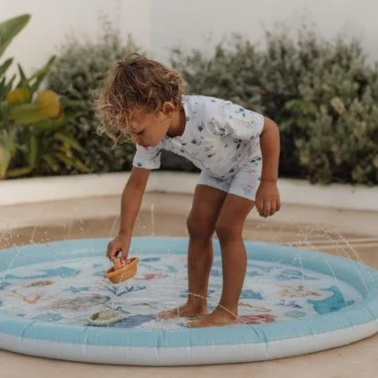 Little Dutch, Sprinkler Mat Ocean Dreams Blue