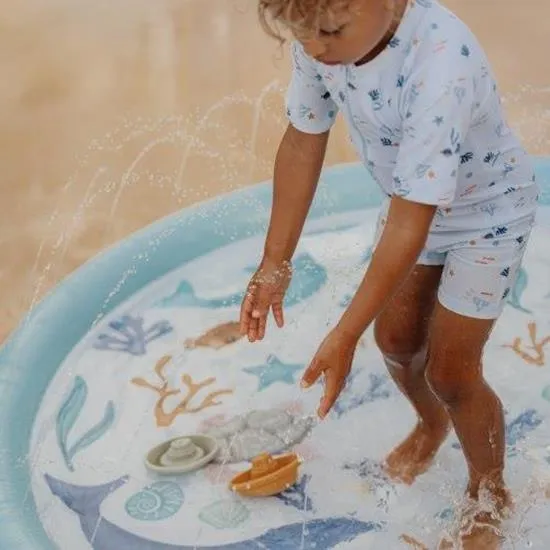 Little Dutch, Sprinkler Mat Ocean Dreams Blue