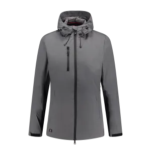 Lucia Grey/Black Women's Rain Jacket